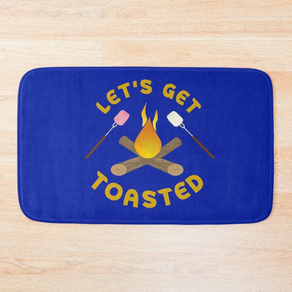 Item preview, Let's Get Toasted Funny Camping Quote designed and sold by DesignHouse07.