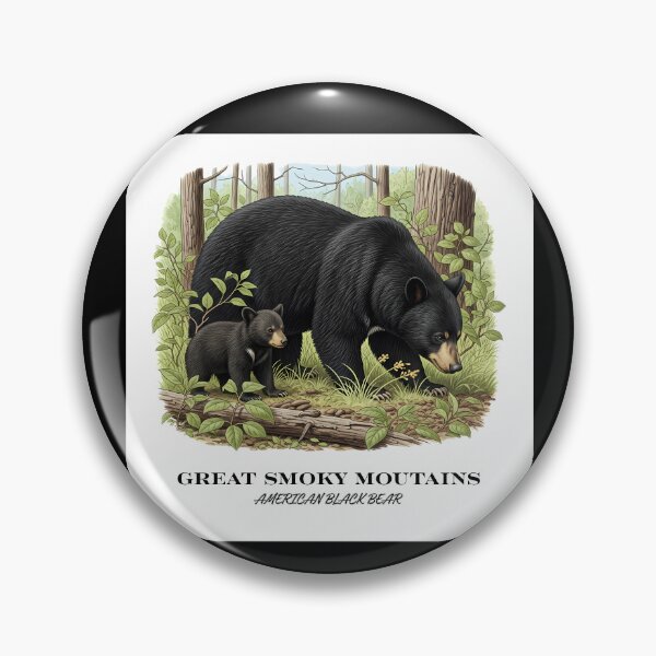 Item preview, American Black Bear Family - Great Smoky Mountains National Park designed and sold by Digital Dreams Arts.