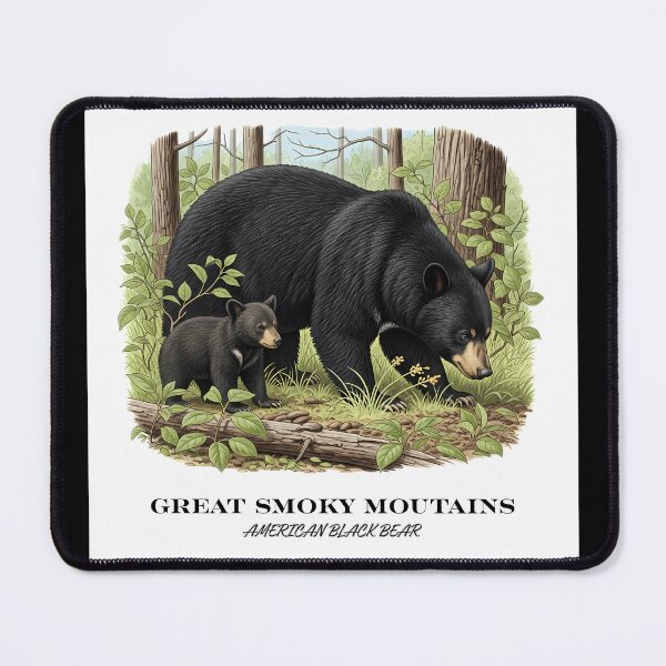 Item preview, American Black Bear Family - Great Smoky Mountains National Park designed and sold by Digital Dreams Arts.