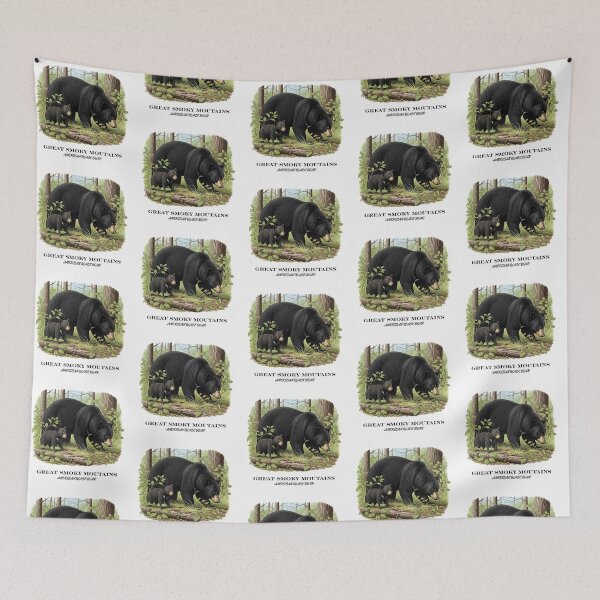 Item preview, American Black Bear Family - Great Smoky Mountains National Park designed and sold by Digital Dreams Arts.