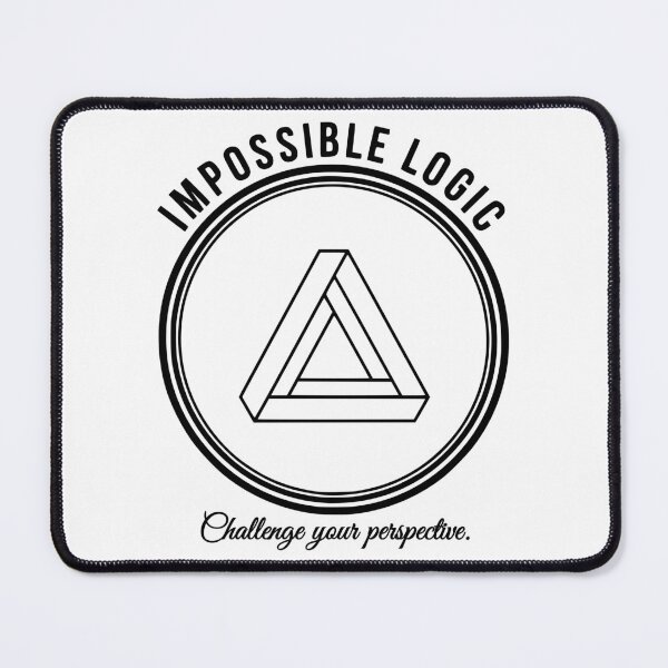 Item preview, Impossible Logic Penrose Triangle Design - Minimalist Optical Illusion Perspective Graphic designed and sold by Enga6.
