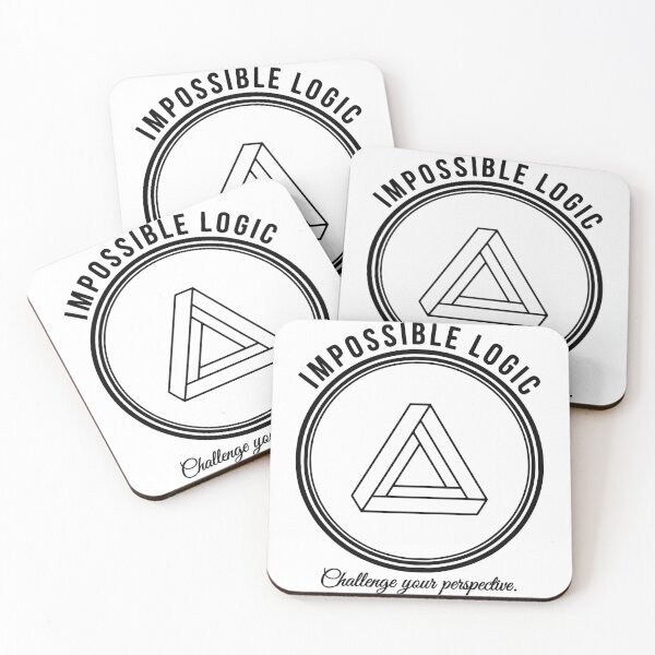 Item preview, Impossible Logic Penrose Triangle Design - Minimalist Optical Illusion Perspective Graphic designed and sold by Enga6.