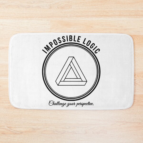 Item preview, Impossible Logic Penrose Triangle Design - Minimalist Optical Illusion Perspective Graphic designed and sold by Enga6.