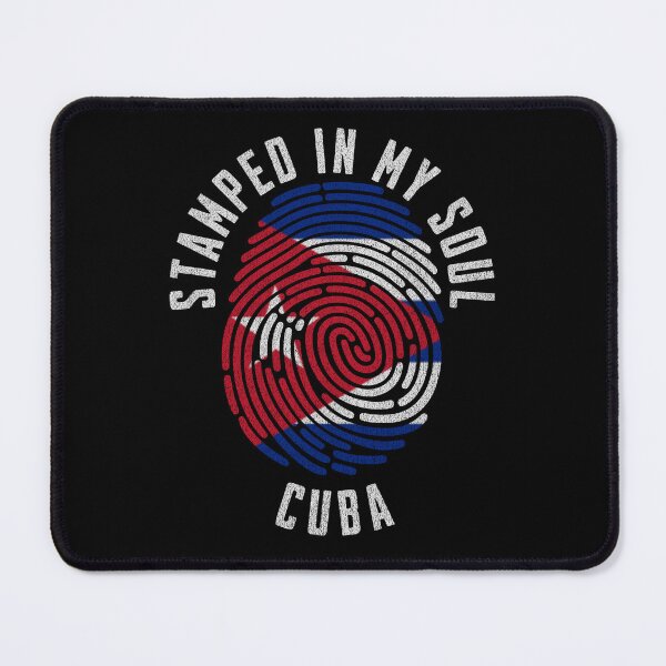 Item preview, Cuba Flag Stamped in My Soul Cuban Heritage Pride Art designed and sold by chrisrivait.