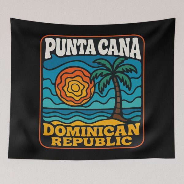 Item preview, Punta Cana Dominican Republic Trippy Art designed and sold by TomFrontierArt.