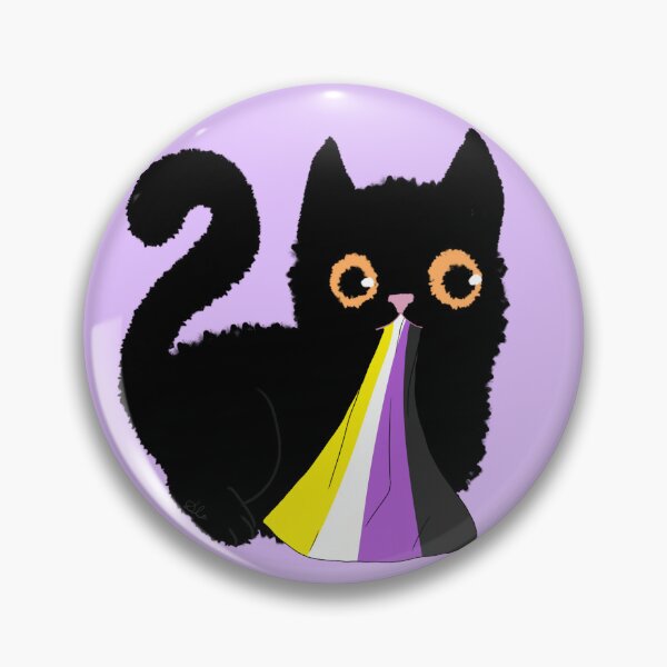 Item preview, nonbinary kitty designed and sold by Chaotic-Crochet.