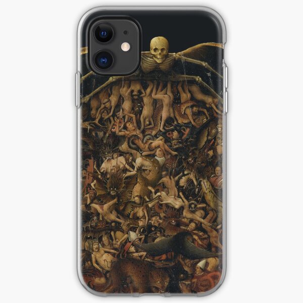 HD The Crucifixion The Last Judgment (detail) by Jan van Eyck HIGH DEFINITION iPhone Soft Case