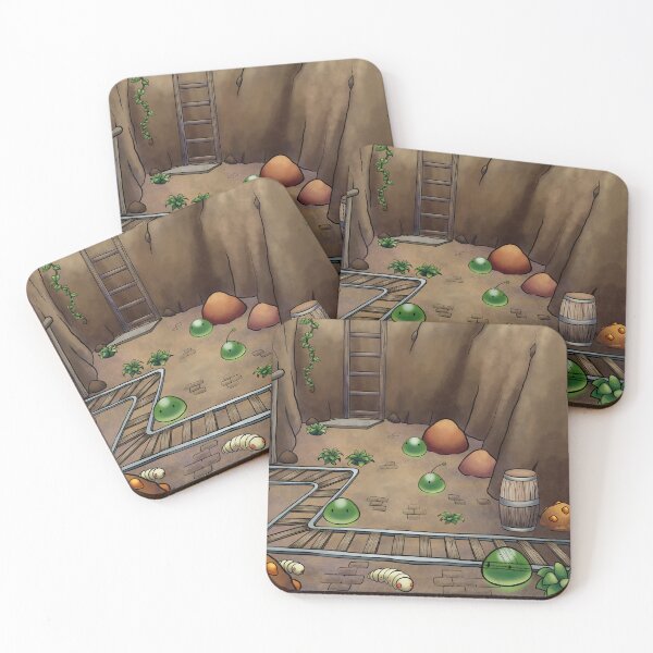 Item preview, Green Slimes in the Stardew Valley Mines designed and sold by JurassicParkans.