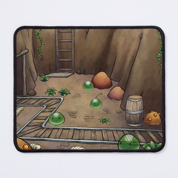 Item preview, Green Slimes in the Stardew Valley Mines designed and sold by JurassicParkans.