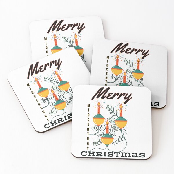 Item preview, Merry Midcentury Christmas – Retro Bubble Lights Nostalgic Holiday  designed and sold by SunandShade.