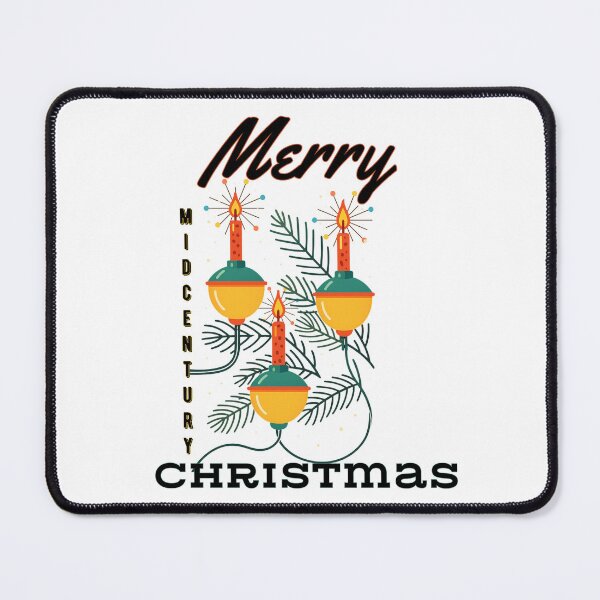 Item preview, Merry Midcentury Christmas – Retro Bubble Lights Nostalgic Holiday  designed and sold by SunandShade.