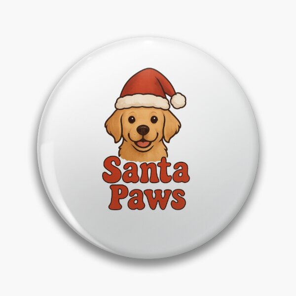 Item preview, “Santa Paws – Cute Puppy Christmas Tee “  Dog Tshirt Golden Retriever, Yellow Lab Christmas  designed and sold by Kaehaniz.