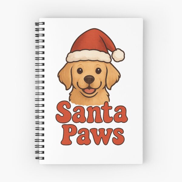 Item preview, “Santa Paws – Cute Puppy Christmas Tee “  Dog Tshirt Golden Retriever, Yellow Lab Christmas  designed and sold by Kaehaniz.