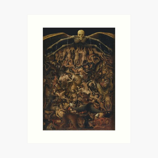 HD The Crucifixion The Last Judgment (detail) by Jan van Eyck HIGH DEFINITION Art Print