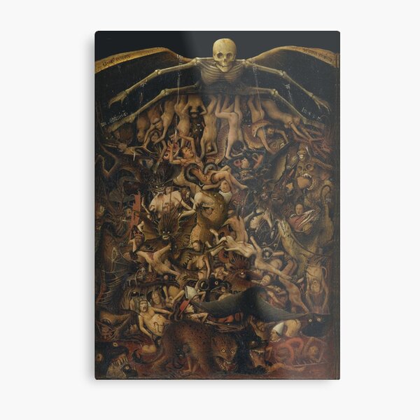 HD The Crucifixion The Last Judgment (detail) by Jan van Eyck HIGH DEFINITION Metal Print