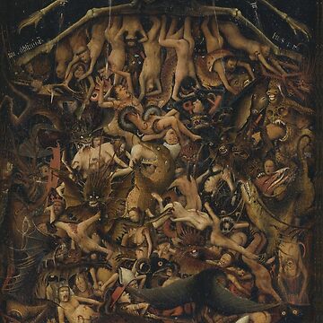 Artwork thumbnail, HD The Crucifixion The Last Judgment (detail) by Jan van Eyck HIGH DEFINITION by mindthecherry