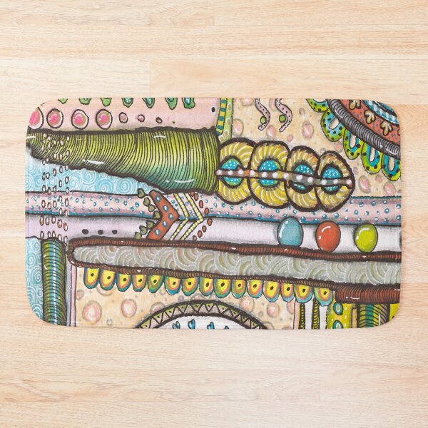 Item preview, Abstract Candy World | Pastel Abstract Zentangle Art designed and sold by ColorWander.
