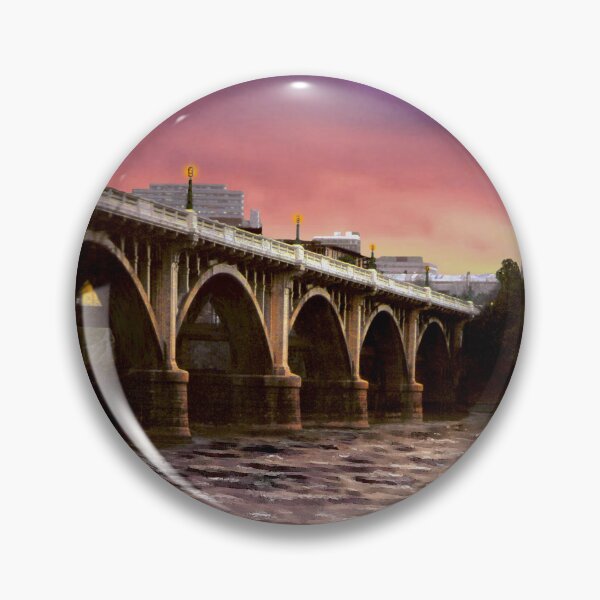 Item preview, Fishing Under The Bridge T-Shirt | Gervais Street Riverwalk Sunset Photo designed and sold by Larry Oates.