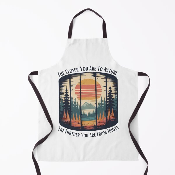 Item preview, Funny Hiking - The Closer You Are To Nature The Further You Are From Idiots designed and sold by ketkacreations.