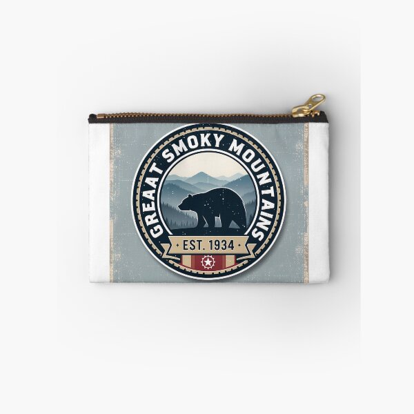 Item preview, Retro Great Smoky Mountains Bear Silhouette Badge - EST 1934 designed and sold by Digital Dreams Arts.