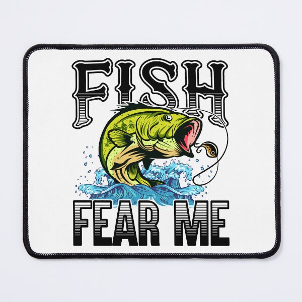 Item preview, Fish Fear Me Funny Bass Fishing Fisherman Angling designed and sold by JRRTs.
