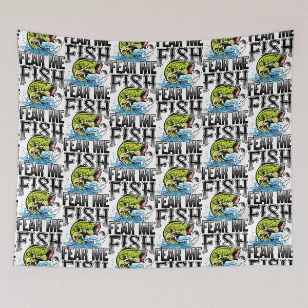 Item preview, Fish Fear Me Funny Bass Fishing Fisherman Angling designed and sold by JRRTs.