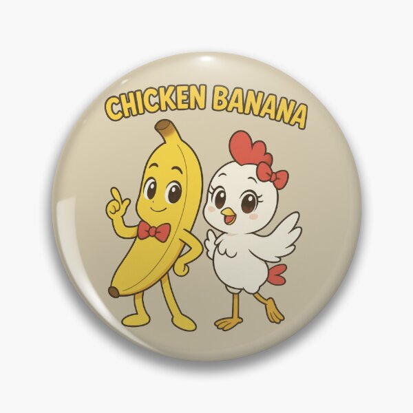 Item preview, CHICKEN BANANA CHEERFULLY DANCING! designed and sold by SharingLove.