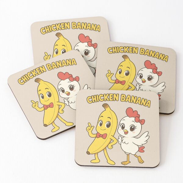 Item preview, CHICKEN BANANA CHEERFULLY DANCING! designed and sold by SharingLove.