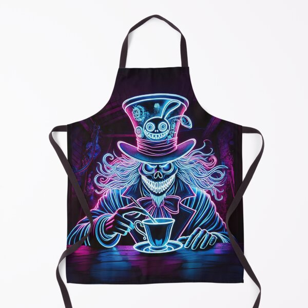 Item preview, Neon Mad Hatter — Midnight Tea Party designed and sold by FusiTink.
