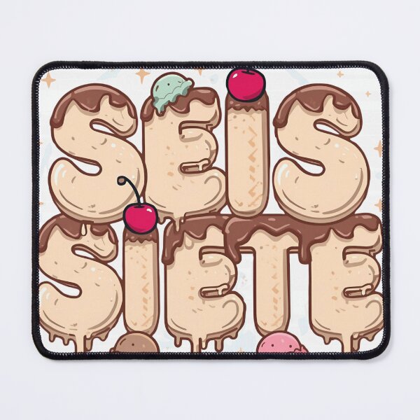 Item preview, SEIS SIETE Shirt | Spanish Numbers Typography | Bilingual Cute Minimal Tee designed and sold by GAIDREDA.