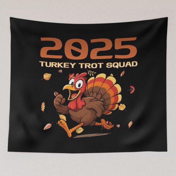 Item preview, Turkey Trot Squad 2025 - Funny Running Turkey Design designed and sold by PROPera-design.