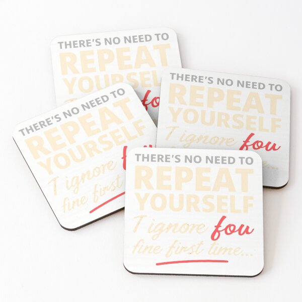 Item preview, There’s No Need to Repeat Yourself — I Ignored You Fine the First Time Shirt | Sarcastic Introvert Humor Tee | Office Meme Typography designed and sold by GAIDREDA.