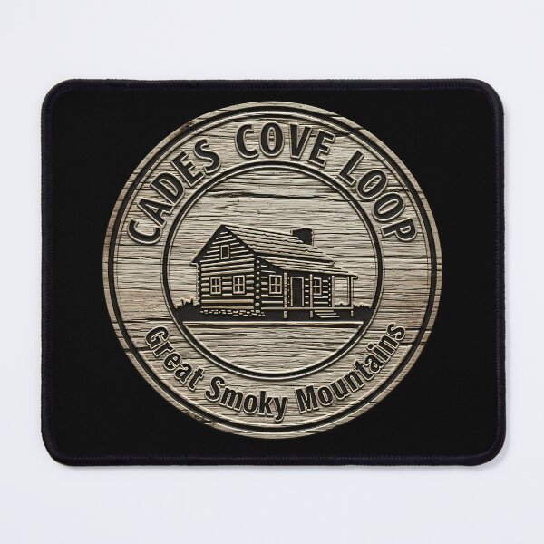 Item preview, Cades Cove Loop, Great Smoky Mountains - Vintage Log Cabin Sign designed and sold by Digital Dreams Arts.