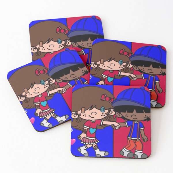 Item preview, Blue & Chiki Holding Hands designed and sold by bluejourney1987.