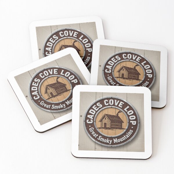 Item preview, Rustic Cades Cove Loop - Great Smoky Mountains National Park Emblem designed and sold by Digital Dreams Arts.