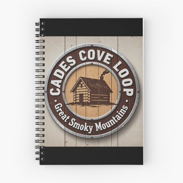 Item preview, Rustic Cades Cove Loop - Great Smoky Mountains National Park Emblem designed and sold by Digital Dreams Arts.