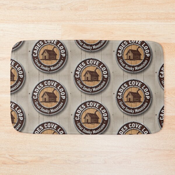 Item preview, Rustic Cades Cove Loop - Great Smoky Mountains National Park Emblem designed and sold by Digital Dreams Arts.