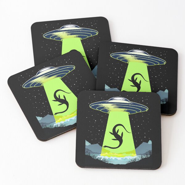 Item preview, Funny Loch Ness Monster Nessie Alien Abduction UFO designed and sold by JRRTs.
