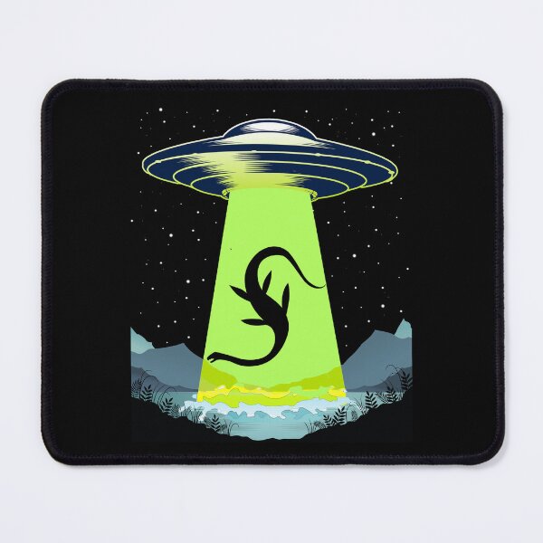 Item preview, Funny Loch Ness Monster Nessie Alien Abduction UFO designed and sold by JRRTs.