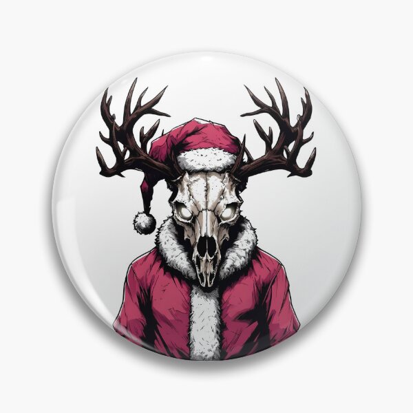 Item preview, Zombie Santa's Reindeer - Christmas Horror designed and sold by NightTimeJ.