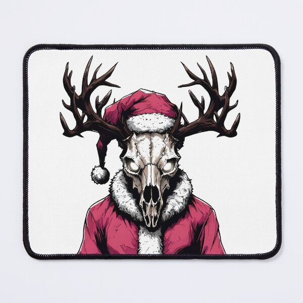 Item preview, Zombie Santa's Reindeer - Christmas Horror designed and sold by NightTimeJ.