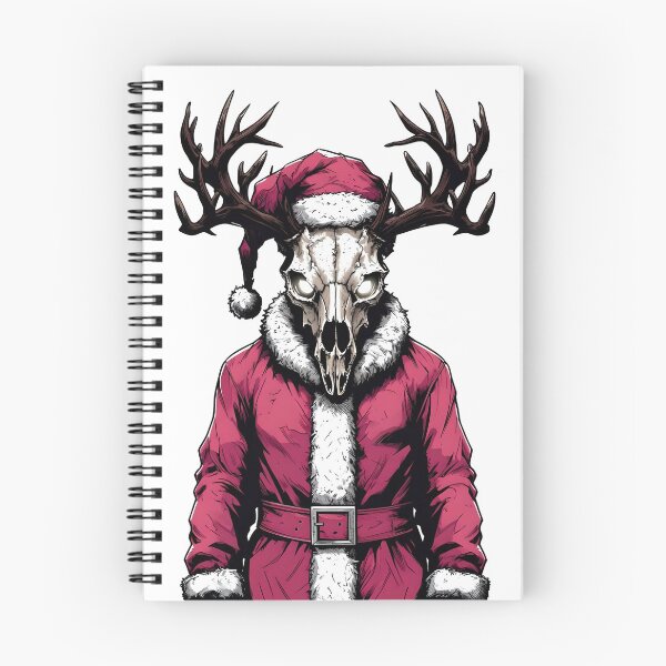 Item preview, Zombie Santa's Reindeer - Christmas Horror designed and sold by NightTimeJ.