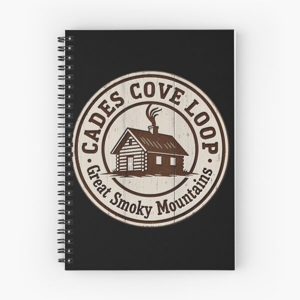 Item preview, Cades Cove Tennessee - Historic Log Cabin Retro Badge designed and sold by Digital Dreams Arts.