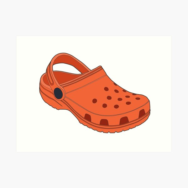 tangerine orange crocs