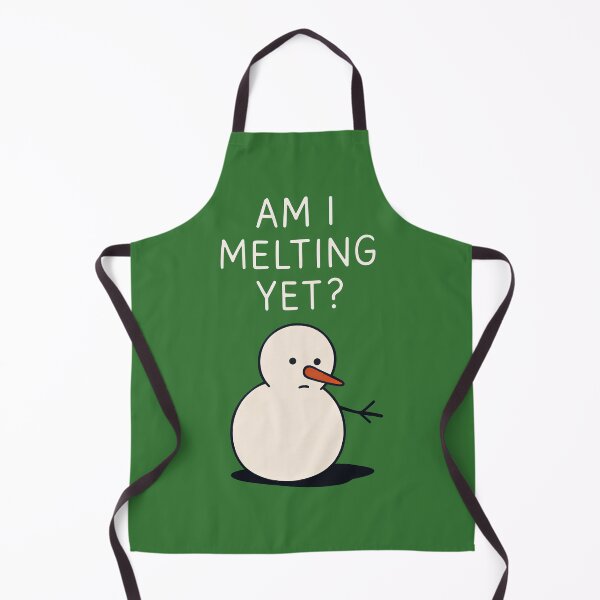 Item preview, Am I Melting Yet (Snowman), Humorous Christmas Quote designed and sold by DoceVaga.