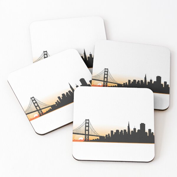 Item preview, Minimal San Francisco Skyline Silhouette designed and sold by Le Grand Requin.