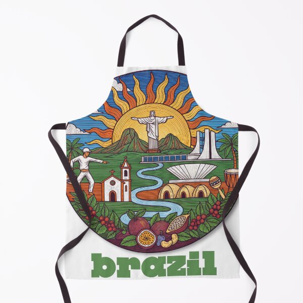 Item preview, Brazil in Bloom – A Cultural Mosaic of Heritage and Nature designed and sold by ForeverPrintsOK.
