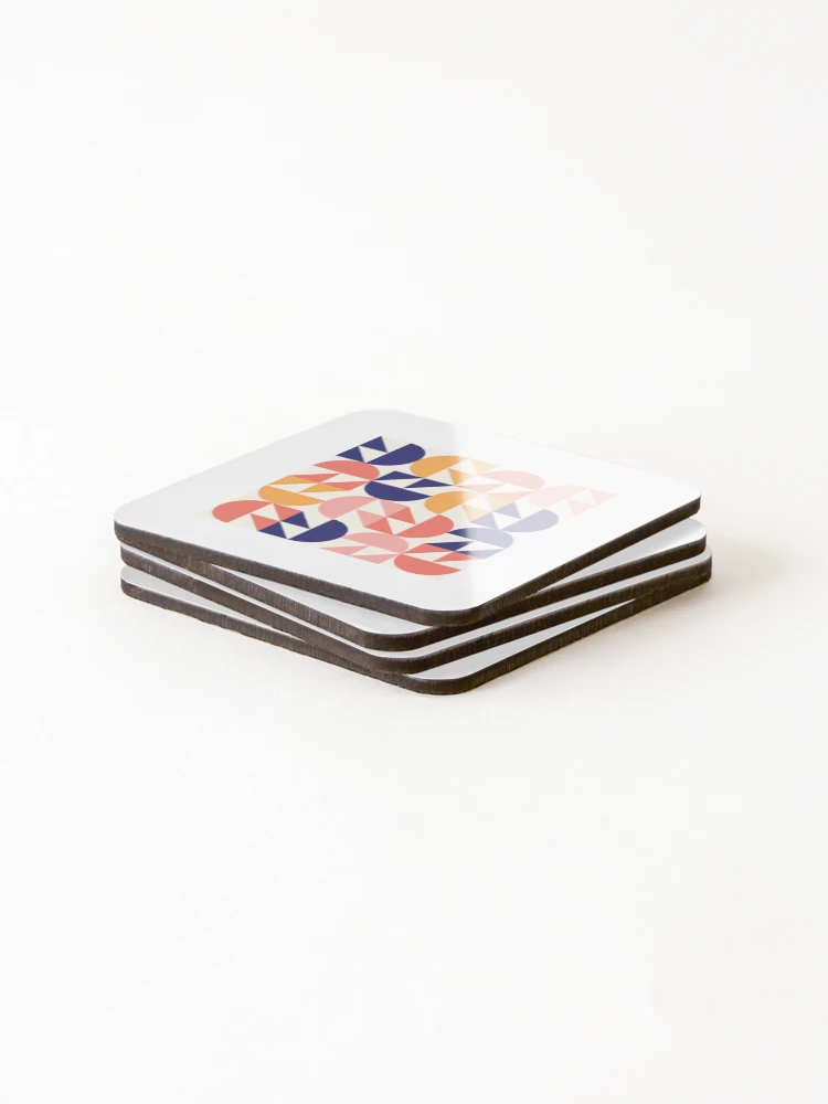 Thumbnail 4 of 5, Coasters (Set of 4), Module design - Module pattern designed and sold by AGNATA Design.