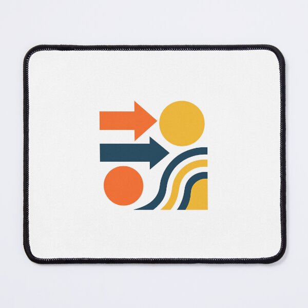 Item preview, Abstract Road Sign Geometry Poster designed and sold by Le Grand Requin.