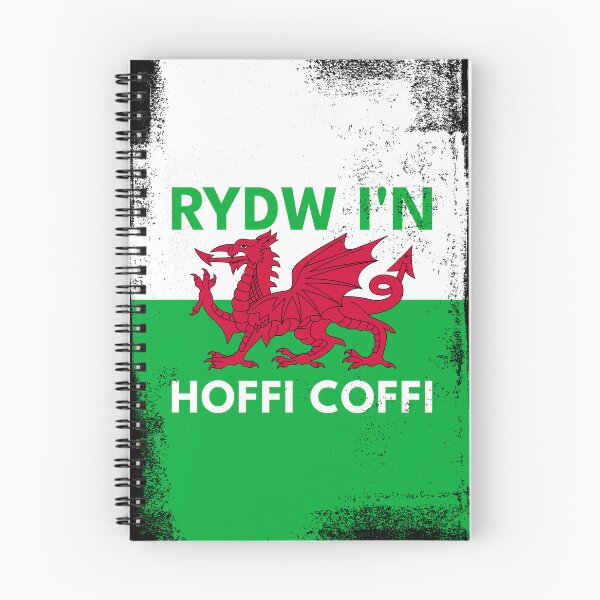 Item preview, Welsh Dragon - Rydw I'n Hoffi Coffi (Vintage Style) designed and sold by Designs by Jesabee.
